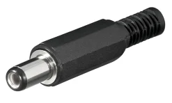 DC-stik med loddeforbindelse - 5,5x2,1x9 mm