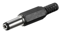DC-stik med loddeforbindelse - 5,5x2,1x14 mm