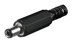 DC-stik med loddeforbindelse - 5,5x2,5x9 mm