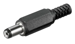 DC-stik med loddeforbindelse - 5,5x1,7x10 mm