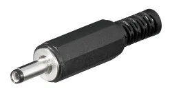 DC-stik med loddeforbindelse - 3,4x1,3x9 mm