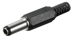 DC-stik med loddehylster - 5,5x2,5x14 mm