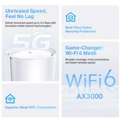 Deco X50 5G-router 3000 Mb/s