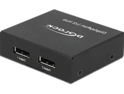 Delock DisplayPort-splitter, 2-vejs, 4K@30Hz