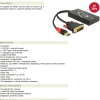 Delock DVI til DisplayPort 1.2 adapter - 4K