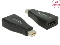 Delock Mini DisplayPort til HDMI-adapter, 4K@30Hz
