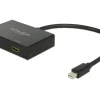 Delock Mini DisplayPort til 2x HDMI-adapterkabel (MST)