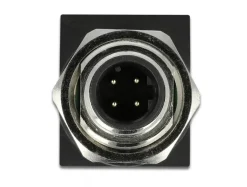 Delock Network Adapter M12 - 4 pin han til RJ45 jack