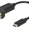 Delock USB-C til RS232-adapterkabel, 15 cm
