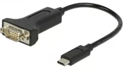 Delock USB-C til RS232-adapterkabel, 15 cm