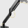 Deltaco Office Premium skærmarm med gasfjeder, 17"-32" - Sort