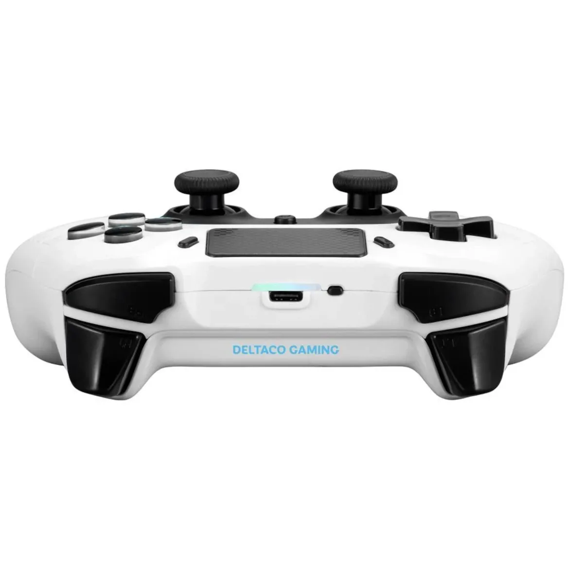Deltaco Trådløs controller til PS4 og PC, hvid