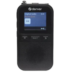 Denver DAH-126MK2 håndholdt DAB+/FM-radio, Sort