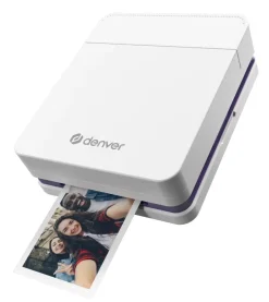 Denver MCP-6010 mobil farve blækprinter med Bluetooth og genopladeligt batteri