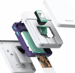 Denver MCP-6010 mobil farve blækprinter med Bluetooth og genopladeligt batteri
