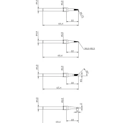 Dibotech Ekstra loddespidser 4-pakning
