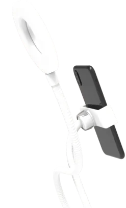 DigiPower vlogging-ringlys 7,6 cm med telefonholder