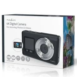 Digitalt kompaktkamera med 4K-video, 48 MP og dobbelte skærme