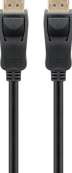Displayport 2.1 8K/120Hz Kabel 2 m - Sort
