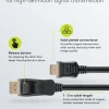 Displayport til HDMI Kabel 3 m - Sort