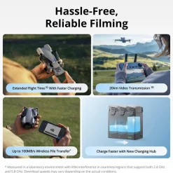 DJI Mini 5 Pro – Sammenklappelig drone med 50 MP-kamera