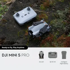 DJI Mini 5 Pro – Sammenklappelig drone med 50 MP-kamera