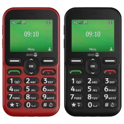 Doro Leva E11 knaptelefon, Rød