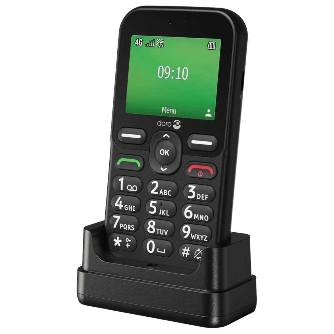 Doro Leva E11 knaptelefon, Sort
