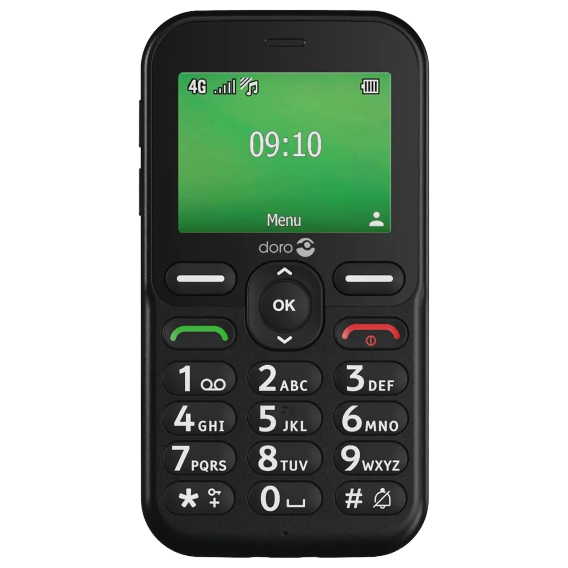 Doro Leva E11 knaptelefon, Sort
