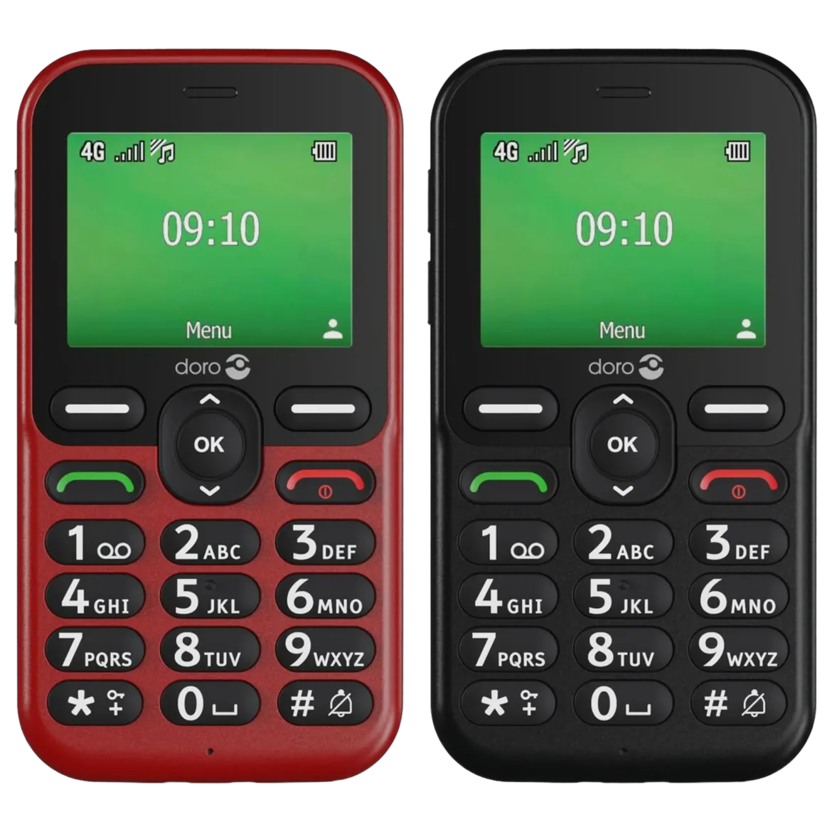 Doro Leva E11 knaptelefon, Sort
