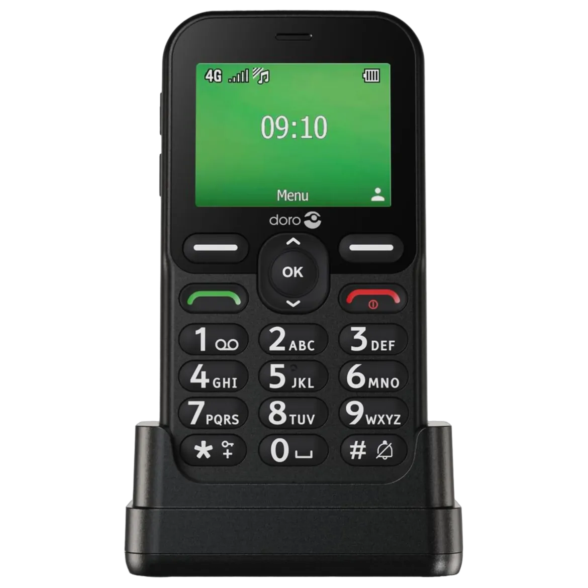 Doro Leva E11 knaptelefon, Sort