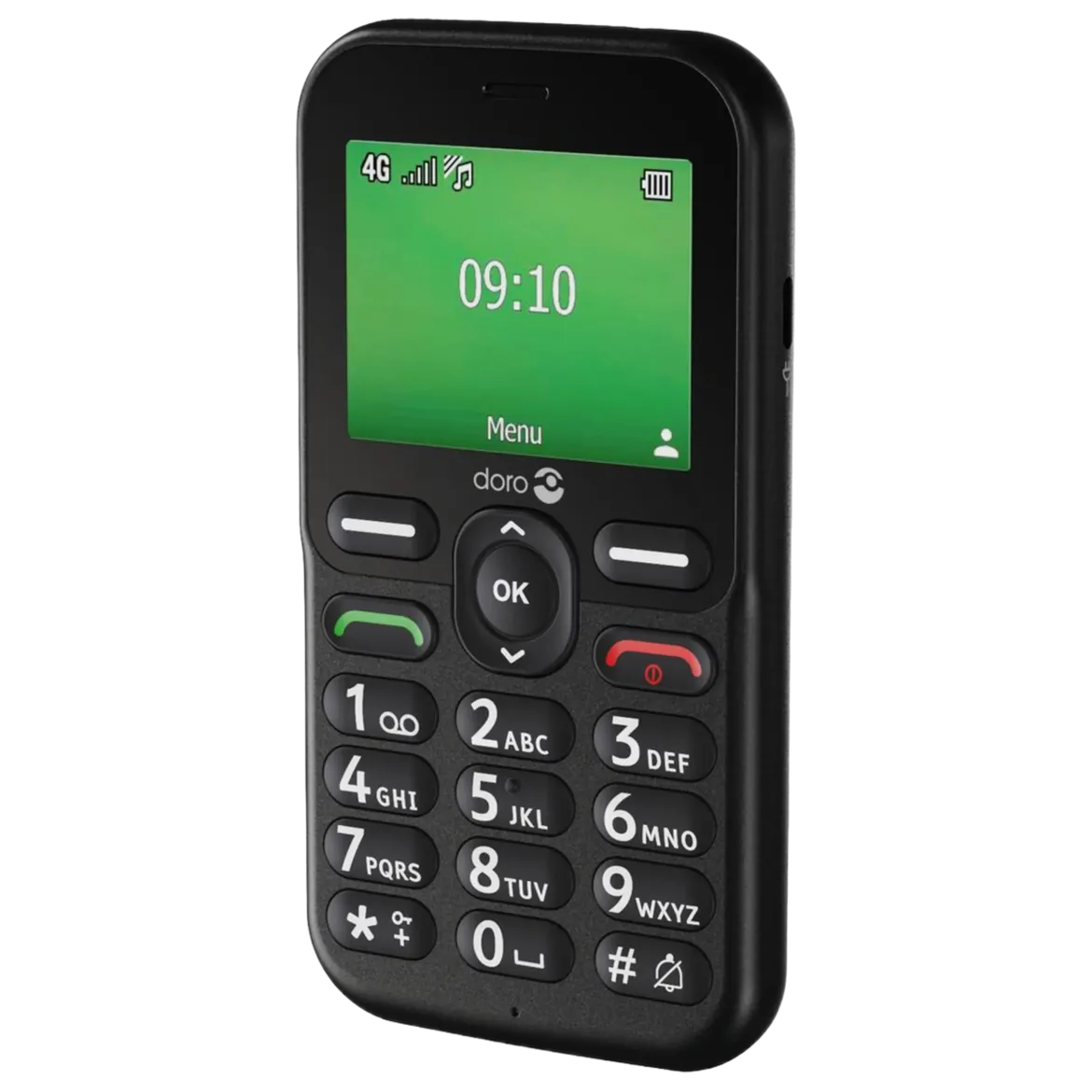 Doro Leva E11 knaptelefon, Sort