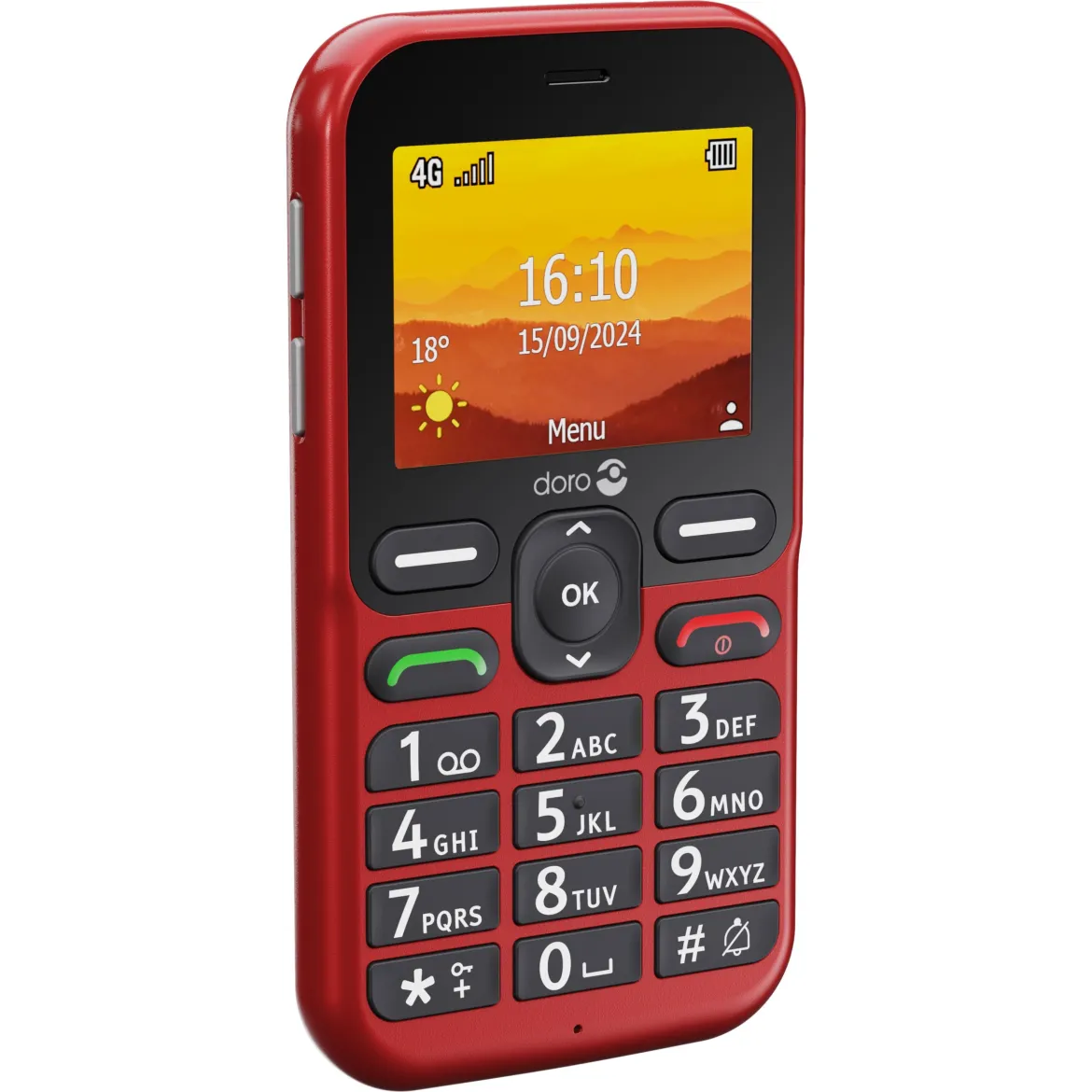 Doro Leva L11 mobiltelefon - Rød