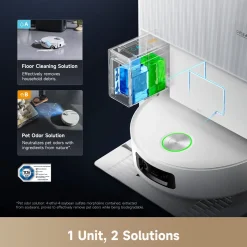 Dreame Aqua10 Ultra Roller robotstøvsuger med basestation