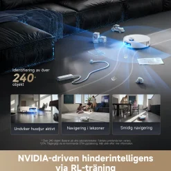 Dreame Aqua10 Ultra Roller robotstøvsuger med basestation