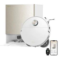 Dreame X60 Ultra – Robotstøvsuger med basestation, Hvid