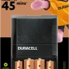 Duracell Batterioplader 45 min - med 2 AA og 2 AAA batterier