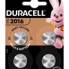 Duracell CR2016 lithium-knapcellebatterier, 4-pak