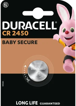 Duracell CR2450 Lithium Knapcellebatteri - 1 stk