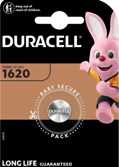 Duracell CR1620 Lithium Knapcellebatteri - 1 stk
