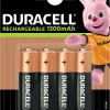 Duracell Genopladelige AA-batterier - 1300mAh - 4 stk