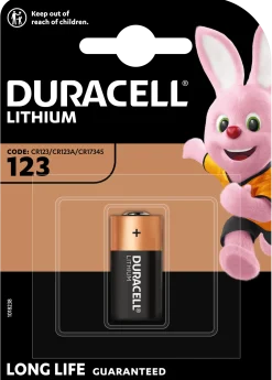 Duracell 123 Lithiumbatteri - 1 stk