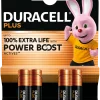 Duracell Plus Boost AAA-batterier - 4 stk