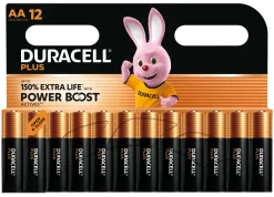 Duracell Plus Boost AA-batterier - 12 stk