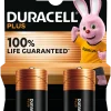 Duracell Plus C-batterier - 2 stk