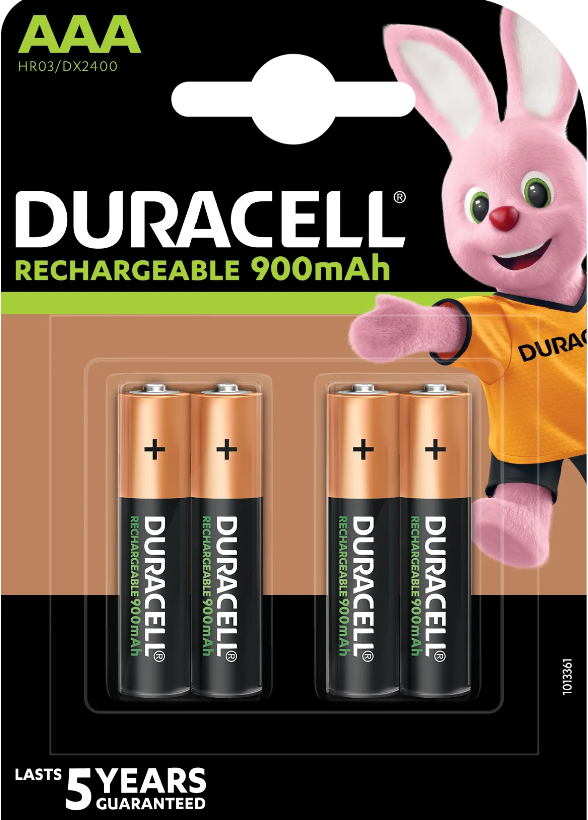 Duracell Pre/Recharge AAA-batterier - 900mAh - 4 stk