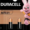 Duracell Security MN21 batterier - 2 stk