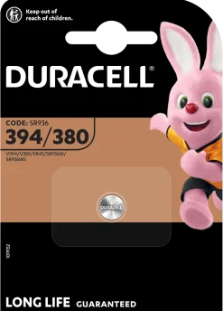 Duracell 394/380 Sølvoxid Knapcellebatteri - 1 stk