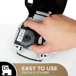 Dymo D1-mærket tape 12 mm - Klar