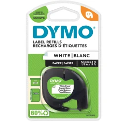 Dymo Letratag Mærketape af papir 12 mm